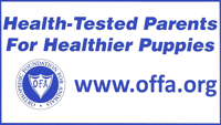 Orthopedic Foundation For Animals website sticker